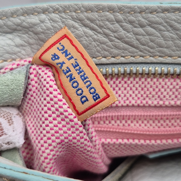 Dooney & Bourke Tiffany Blue/ Green Shoulder Bag - Picture 16 of 17